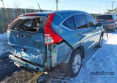 2016 Honda Cr-V Ex-L from USA, damaged, VIN 2HKRM4H76GH638013